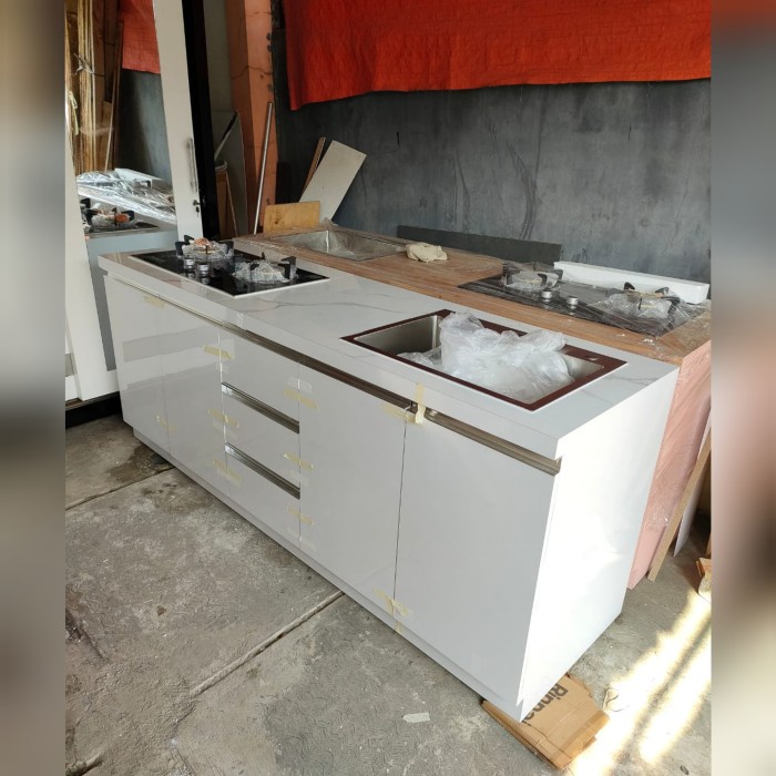 TERMURAH Kitchen Set Bawah Minimalis / Rak kompor dapur / Wastafel dapur