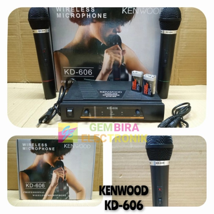 Mic Wireless KENWOOD KD 606 Dynamic Vocal