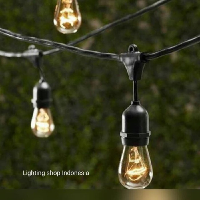 Kabel Fiting Lampu Gantung Custom 50M 50 Fiting Outdoor 50 Meter