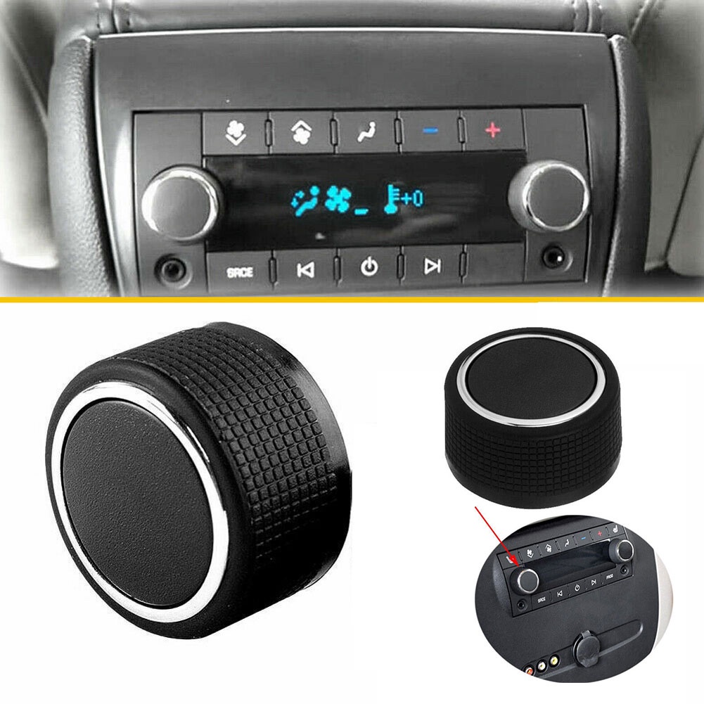 2/1PCS Car Rear Radio Audio Volume Control Knob Replacement For Chevrolet Silverado Chevy Tahoe GMC 