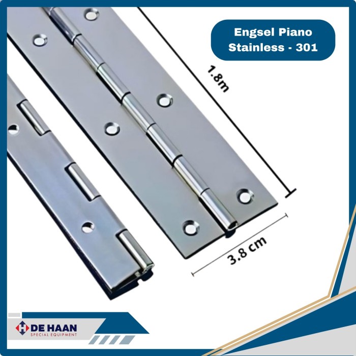 HJK ENGSEL PIANO STAINLESS ASLI PANJANG 1.8 METER
