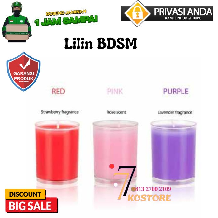 Baru Hana Lilin Low Temperatur Khusus Bdsm Tidak Terlalu Panas