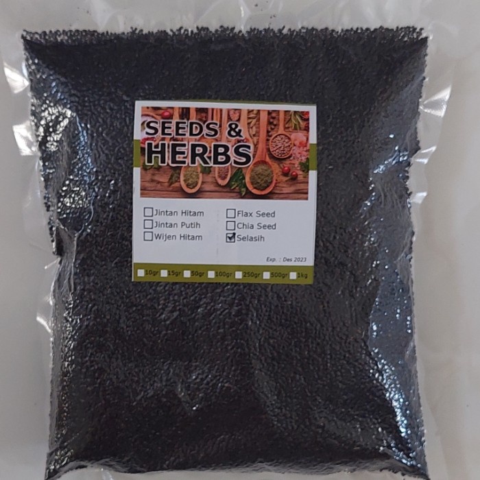 

SALE !!! BIJI SELASIH BASIL SEED 1KG READYY