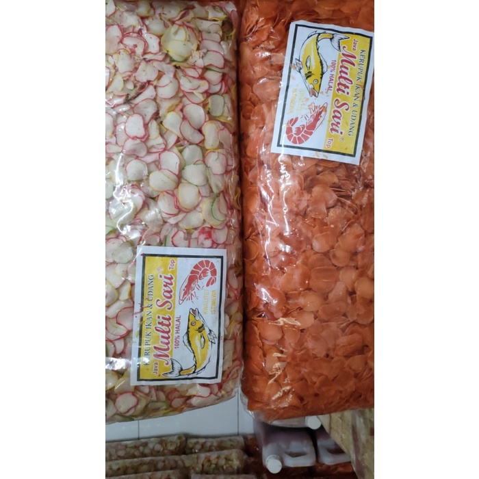 

SALE !!! KERUPUK BAWANG SRIKANDI MENTAH WARNA WARNI 1 BAL/BALL 5 KG/KILO MURAH READYY