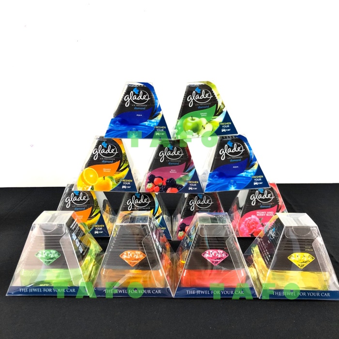 HJK PARFUM DASHBOARD PEWANGI MOBIL GLADE DIAMOND MEWAH PIRAMID