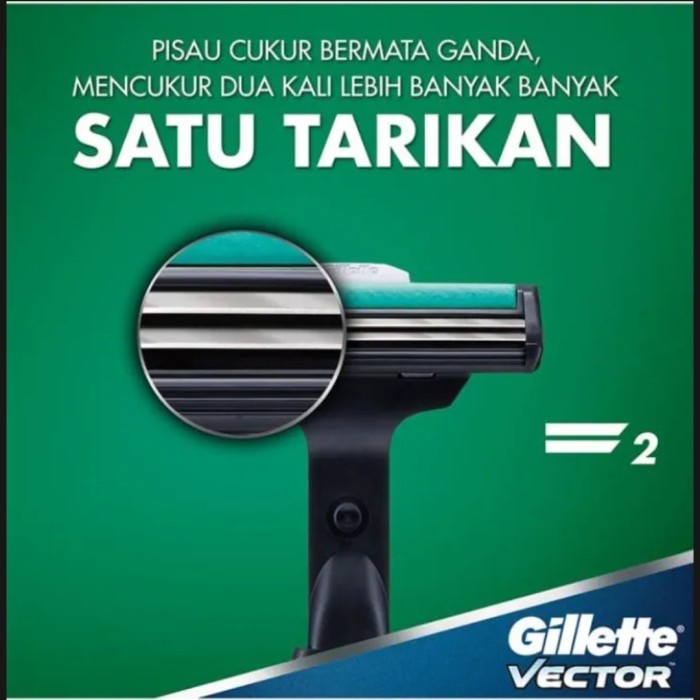 JH8 gilette vector refill isi 4