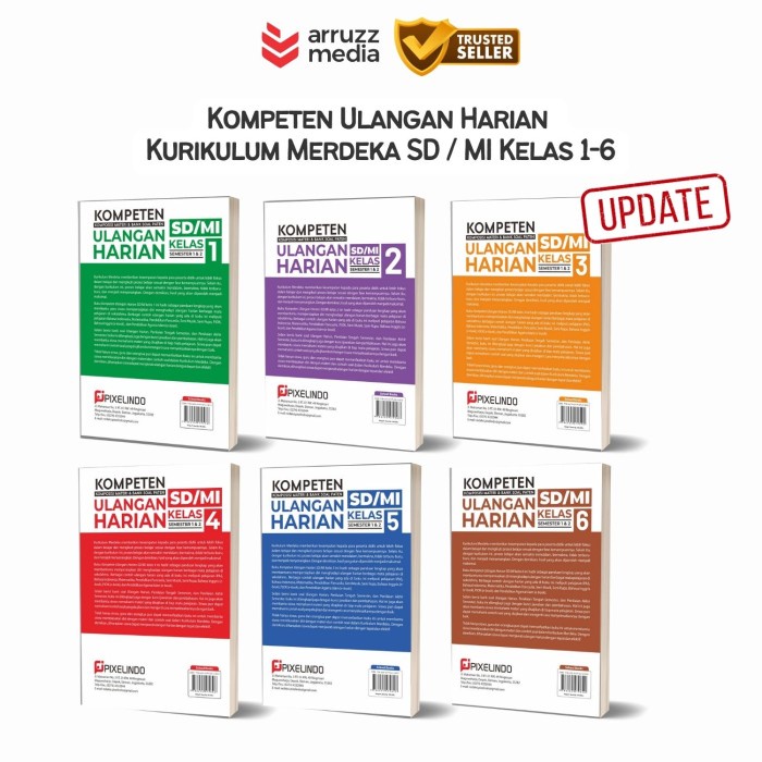 

Buku Ulangan Harian Kurikulum Merdeka Kelas 1, 2, 3, 4, 5 & 6 Sd / Mi
