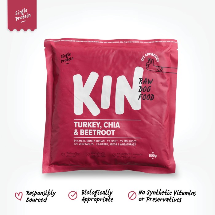 

Turkey, Chia & Beetroot 500g