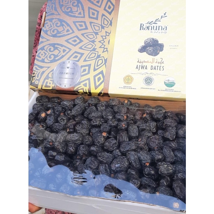 

kurma ajwa ranuna premium 3kg kurma ajwa madinah kurma azwa kurma nabi