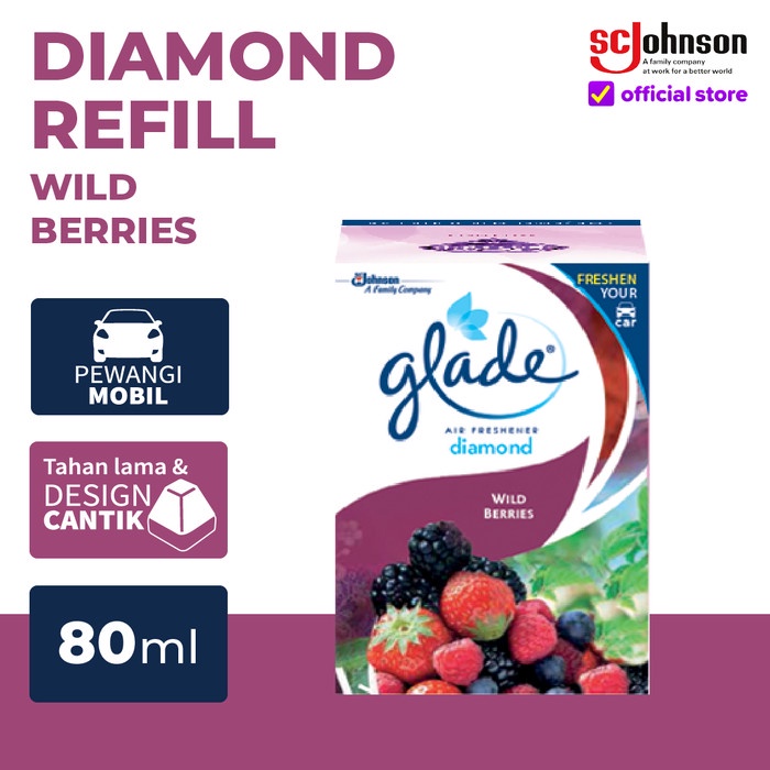 TOP" GLADE DIAMOND WILD BERRIES REFILL 80ML
