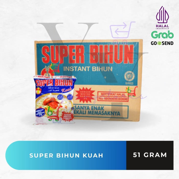 

1 Dus Isi 30 Bungkus Super Bihun Kuah 51 gram