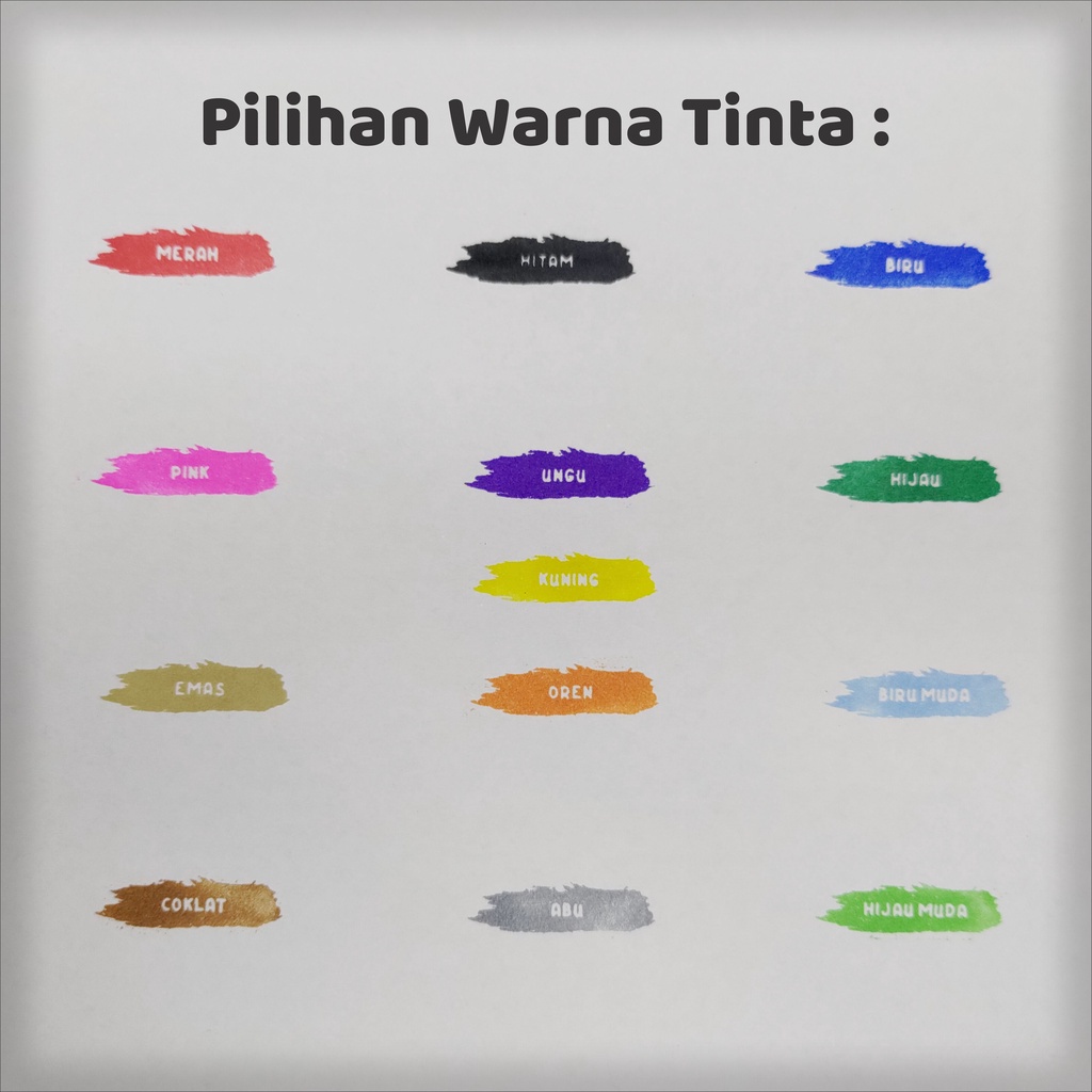 

iK! Cetak Custom Stempel Flash PERSEGI PANJANG Stempel Otomatis Cap Otomatis Custom