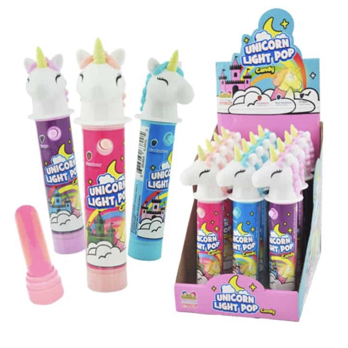 Promo Unicorn Light Pop Candy/Permen Ready