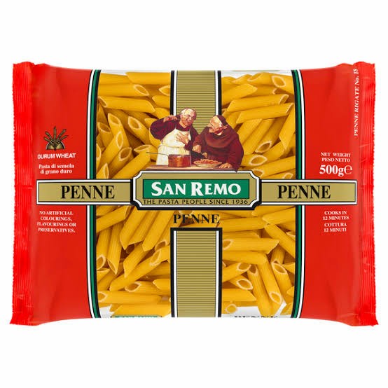 

Ready Pasta Penne San Remo 500Gr
