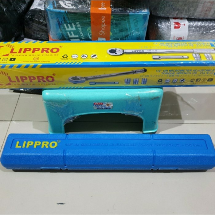 TERSEDIA LIPPRO GAGANG TORSI KUNCI MOMEN LIPPRO TORQUE WRENCH 1/2 28 - 210 NM