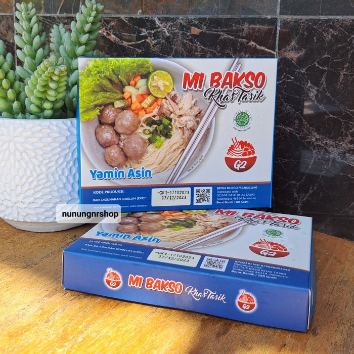

Ready Mie Baso G2 Frozen Khas Tasikmalaya Yamin Asin Manis Frozen Food Cemilan Bakso