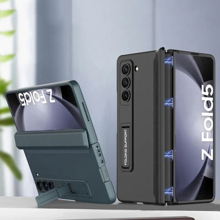 READY Case Casing Samsung Galaxy Z Fold5 Fold 5 Kickstand Magnetic Case NEW