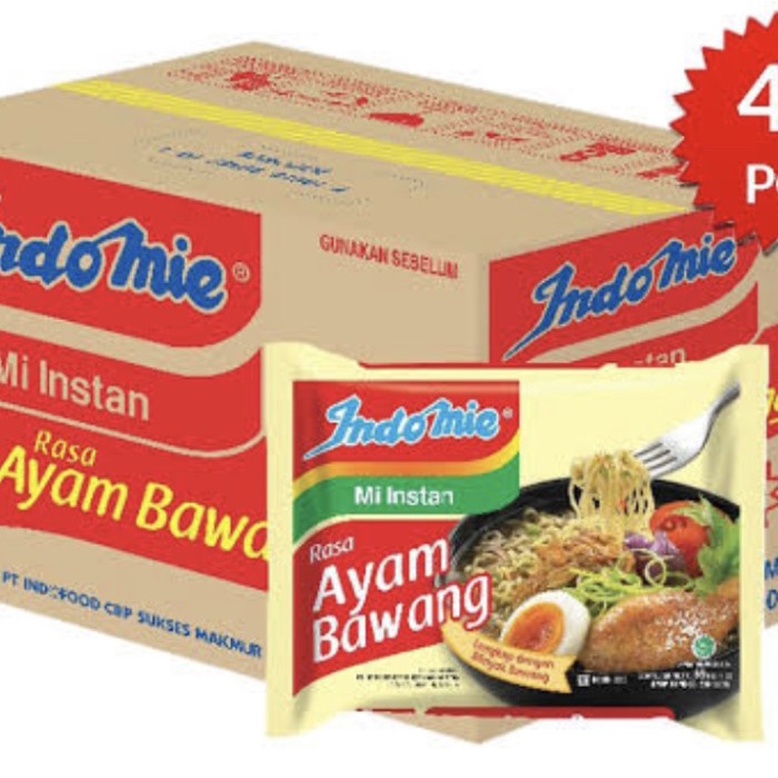 

Ready Indomie Ayam Bawang 1 Dus