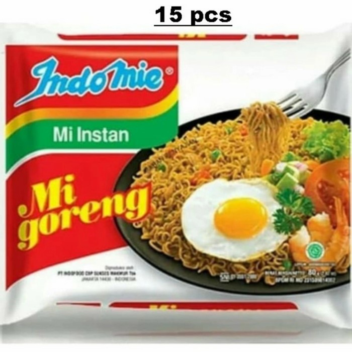 

Ready 15 Pcs. Indomie Goreng