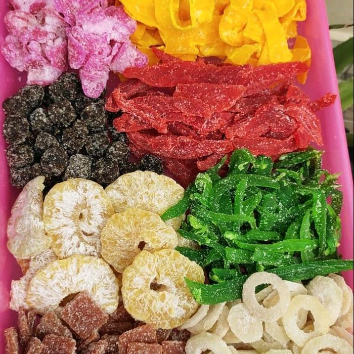 

Manisan Buah Kering Mix 8 macam Rendah gula 500 gr Makanan