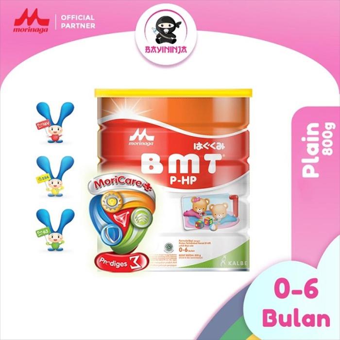 MORINAGA BMT PHP Susu Formula 0 to 6 Bulan Tin 800 g