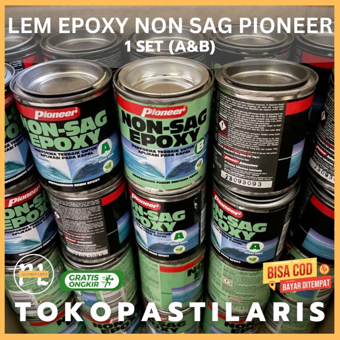 

READY STOK LEM EPOXY NON SAG PIONEER 1 PINT 2 KOMPONEN (795 GR + 800 GR) 1 SET READYY