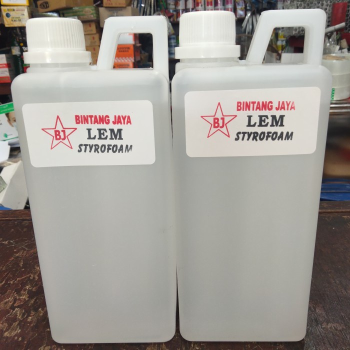 

SALE PROMO LEM GABUS BAGUS MURAH LEM STYROFOAM 1 LITER READYY