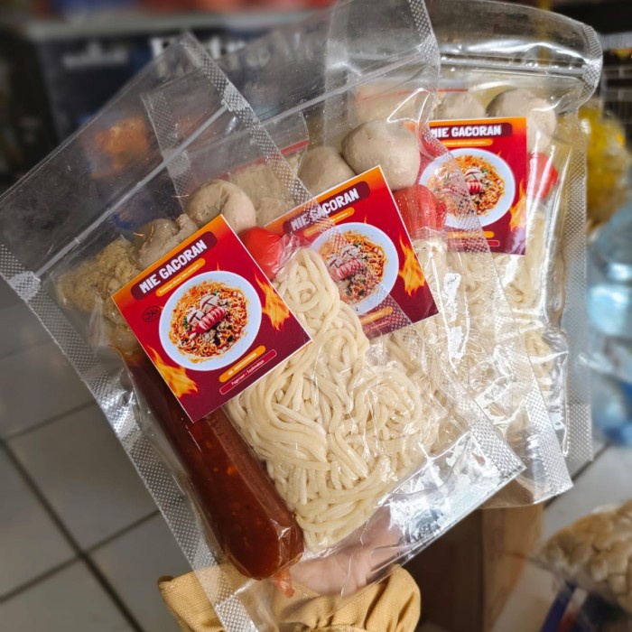 

Ready Mie Gacoran Frozen / Mie Gacor Pedas Paket Komplit