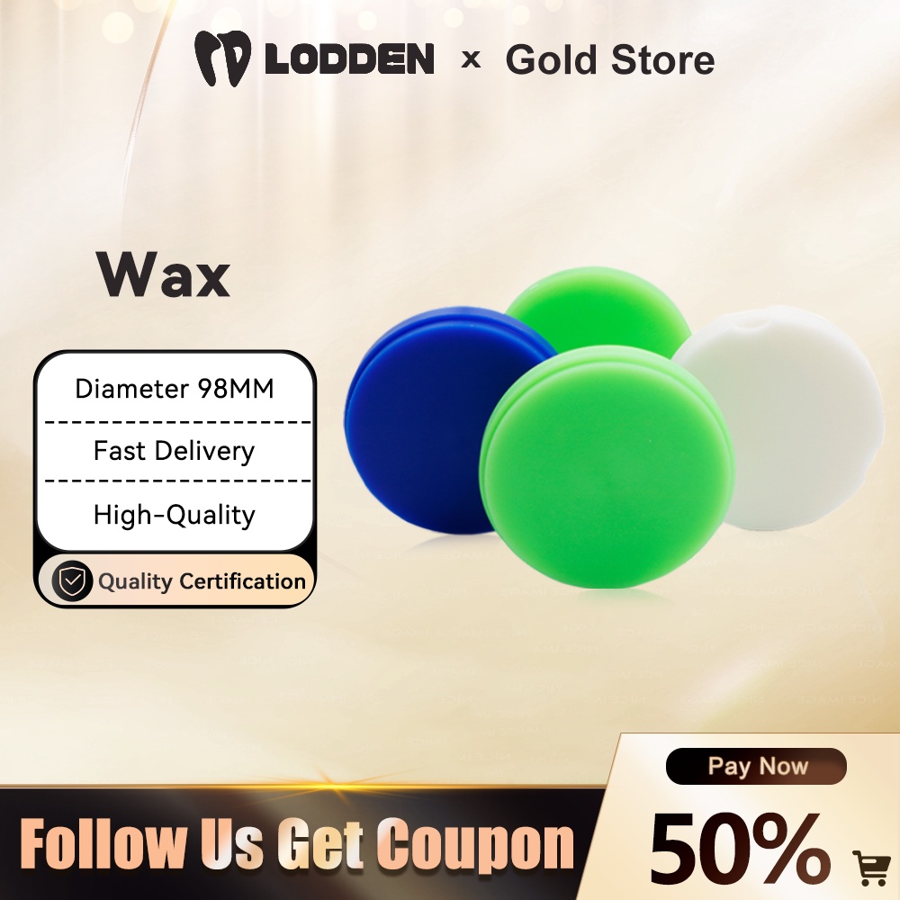 emca WAX Dics 98mm*10-30mm Block  for CAD CAM High-Quality Carving Dental Lab Denture Materials Dent