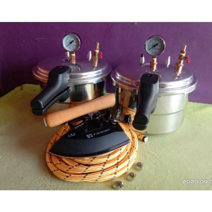 [Good] Setrika Uap Boiler Presto Laundry 12 Liter + Steamtrap