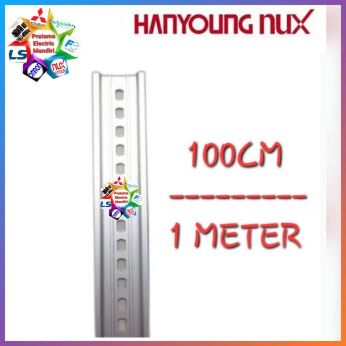 Jt Mntb" Hanyoung Nux Rel Mcb Din Rail Alumunium Hybt-01 Hy Bt01 Bt-01 1 Fungsi