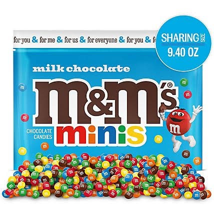 

Terlaris M&M Milk Chocolate Minis Ready