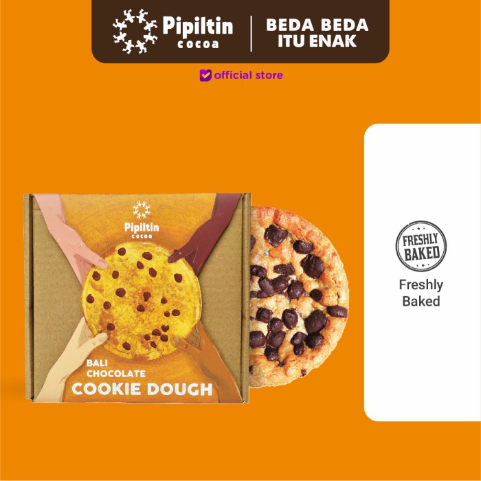 

Promo Pipiltin Cocoa Baked Chocolate - Chocolate Whole Cookie Dough Ready