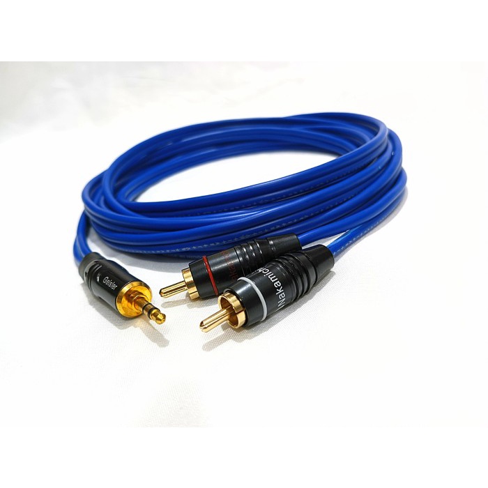 Kabel Kitani Plus 2 Jack RCA Nakamichi to Jack HP / Mini Stereo