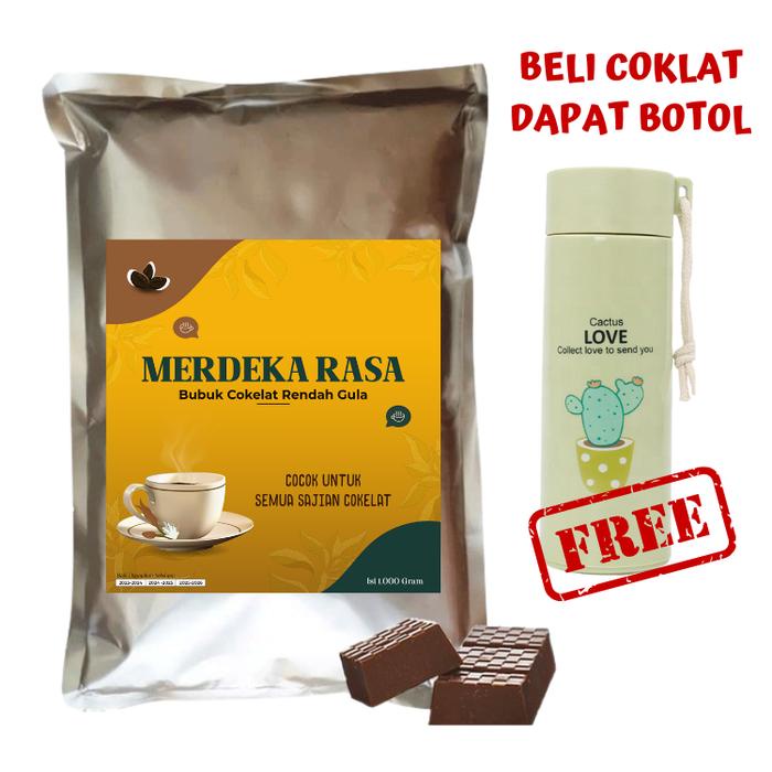 

Coklat Bubuk MERDEKA RASA Minuman 1 Kg 1000 Gram Es Coklat GRATIS Botol chocolate cokelat