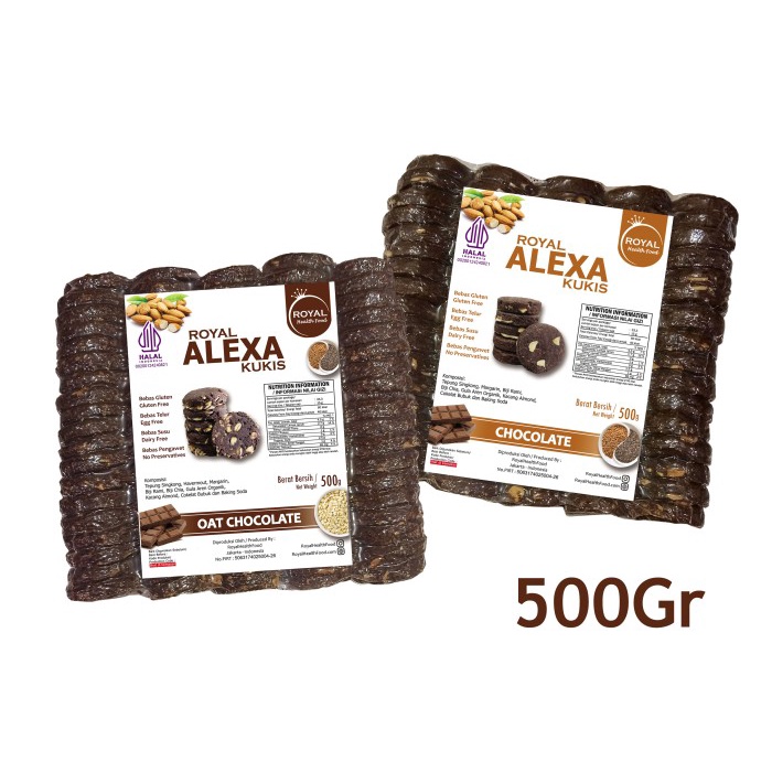 

Royal Alexa Kukis 500 (LIMA RATUS) Gram
