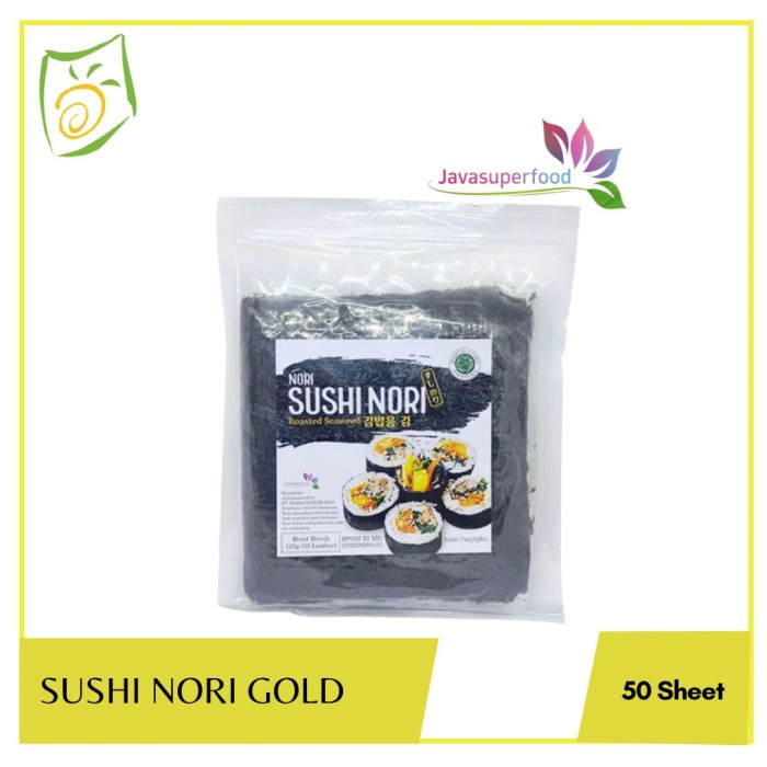 

Java Superfood Sushi Nori Gold 50 Sheet