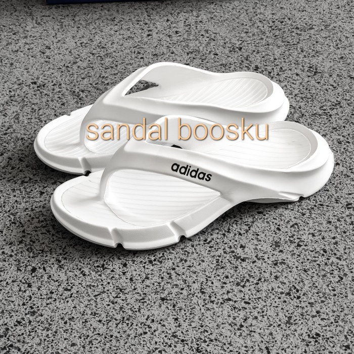 SANDAL JEPIT KARET PRIA - PUTIH