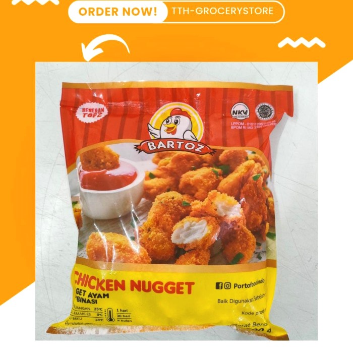 

HJK BARTOZ CHICKEN NUGGET 500GR