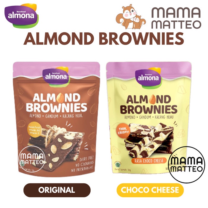 

HJK Barefood ALMONA Almond Brownies 50gr / Dairy Free / No Preservative