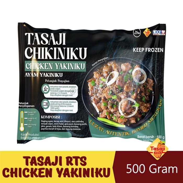 

Tasaji ChikiNiku Chicken Yakiniku Ready To Serve 500gr Frozen