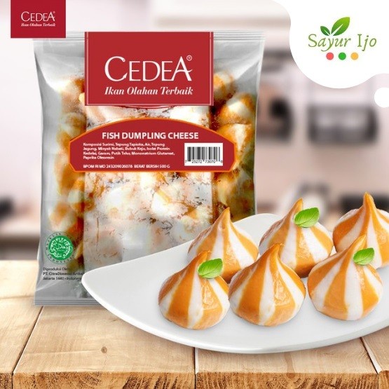 

Cedea Fish Dumpling Cheese 500 Gr Fresh Frozen Bakso Ikan Keju Seafood