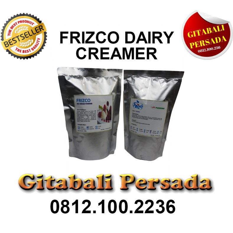 

VANILLA Ice Cream Frizco Instant Powder 500Gr Frisco Bubuk Es Krim Mixer hard ice cream VANILA