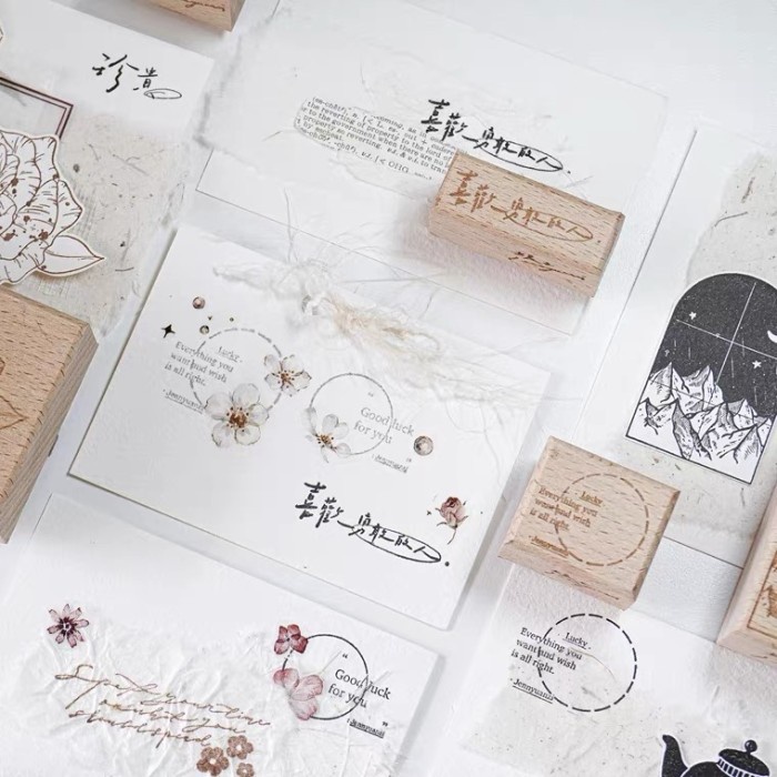 

JENNYUANZI VOL.3 RUBBER STAMP SET