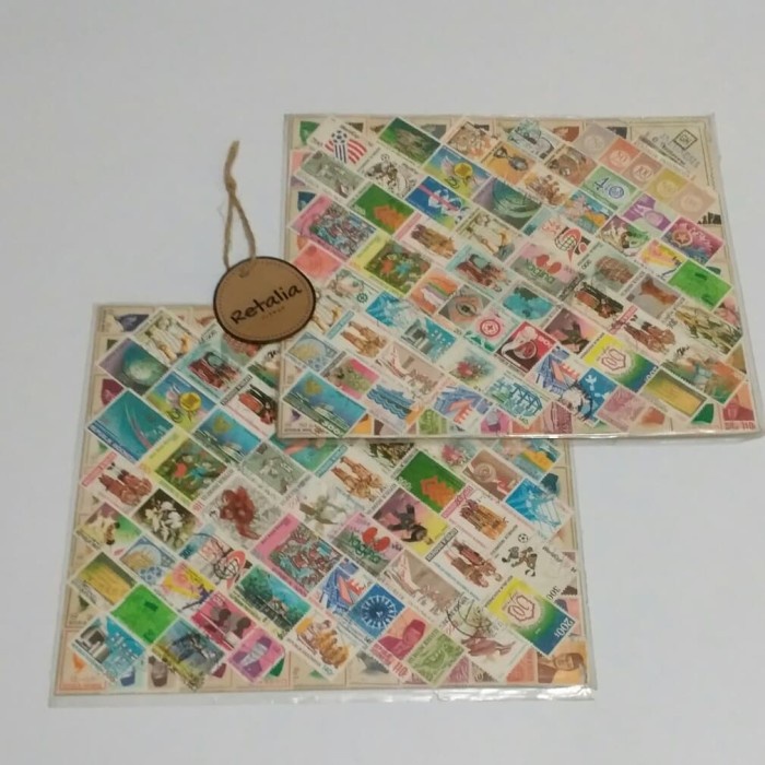 

PERANGKO KUNO INDONESIA (100 PCS) BONUS REFILL PERANGKO