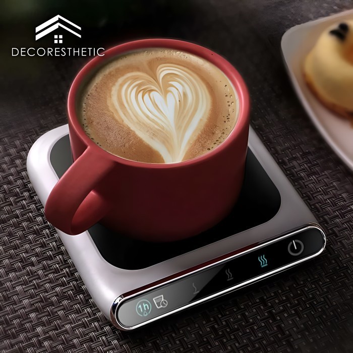 Tatakan Tempat Penghangat Pemanas Gelas Mug Heating Pad Office 10W Usb - Asli