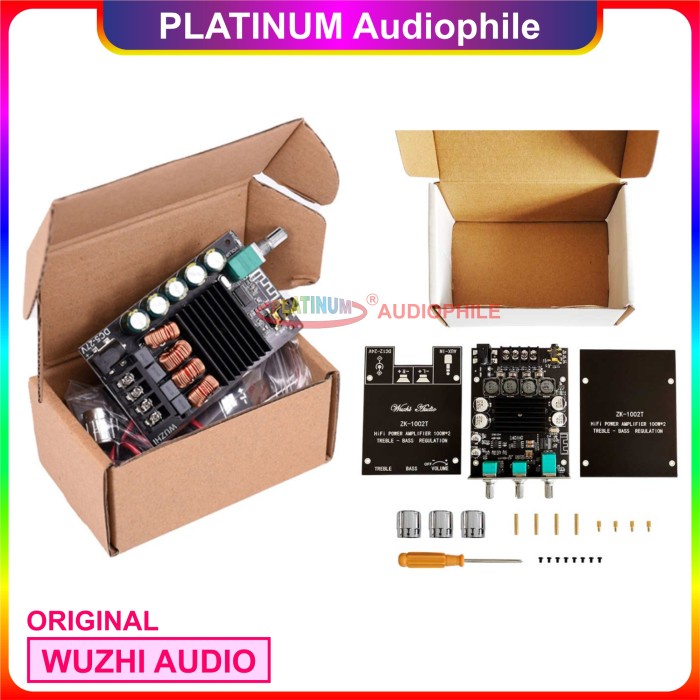Zona - Tpa3116 Amplifier Class D Bluetooth 5.0 Hifi Stereo Amplifier 2X 50W Original Zk-1002 1002T