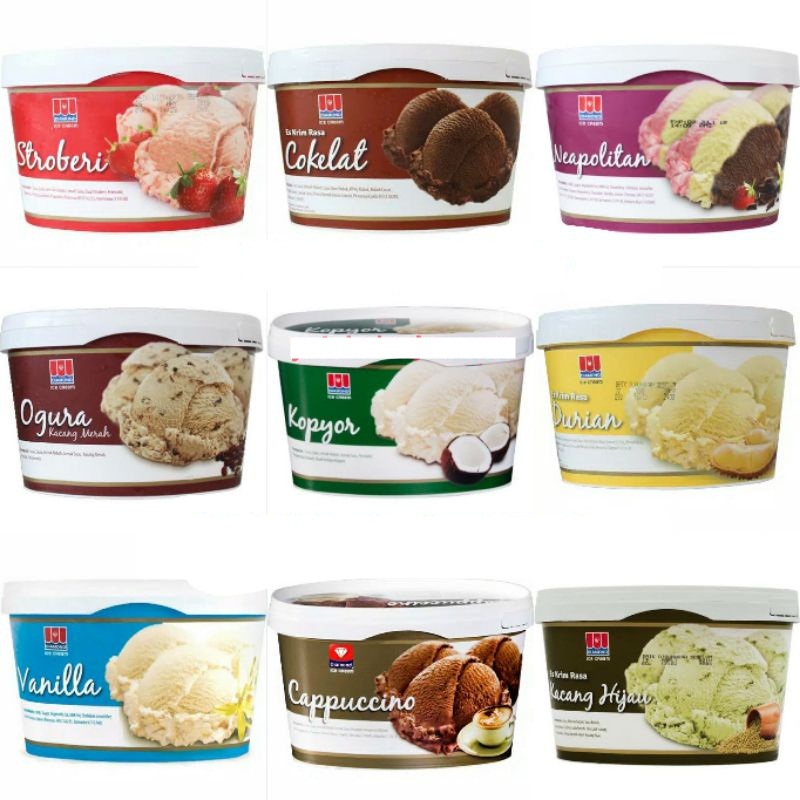 

Ice Cream Diamond 700 ml Es Krim Instant Only