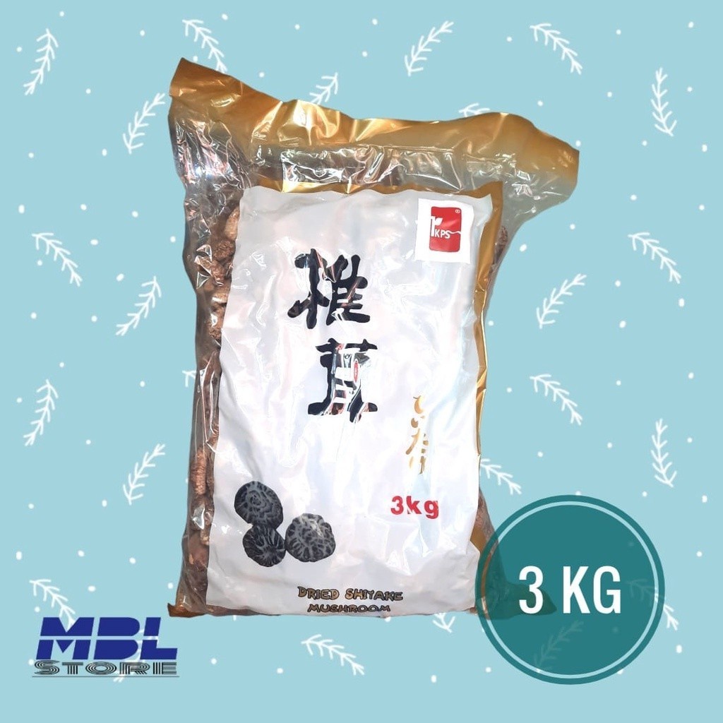 

Jamur Shitake IKPS / Jamur Hioko Kering 3KG PREMIUM GRADE