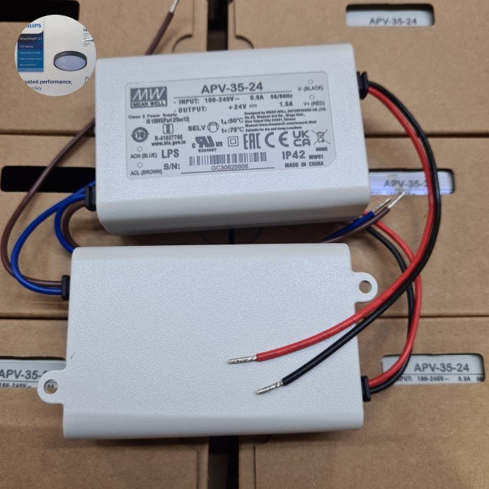 TOP POWERSUPPLY MEANWELL APV 35 24 / APV 35-24 MEANWELL -